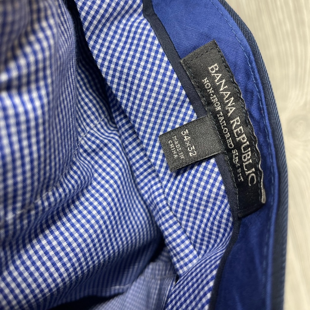 Banana Republic Blue Dress Pants Size 34x32